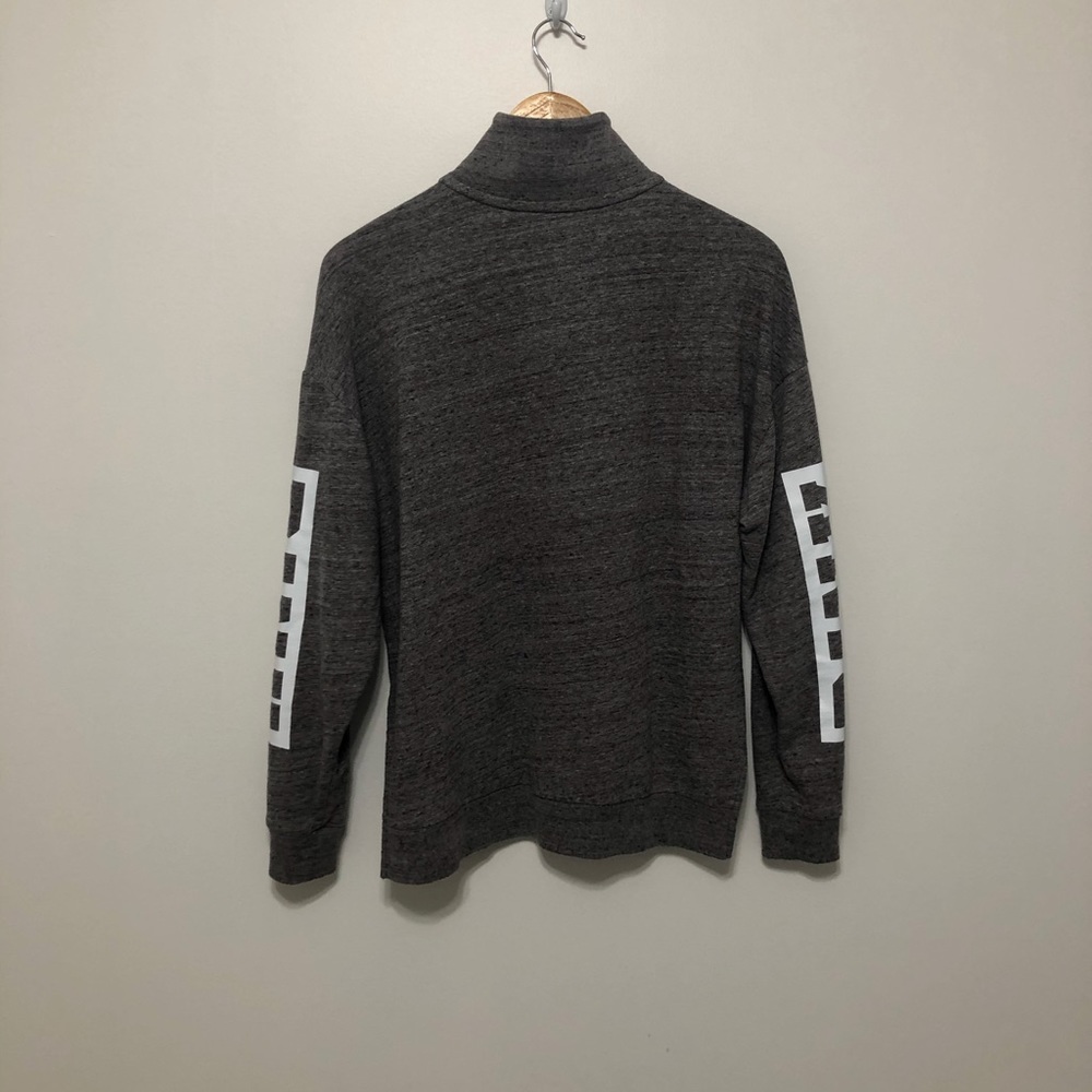 Pink Quarter-Zip - Small Gray White 💜 - Picture 6 of 6